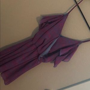 Fun blue and purple/pink ish dress